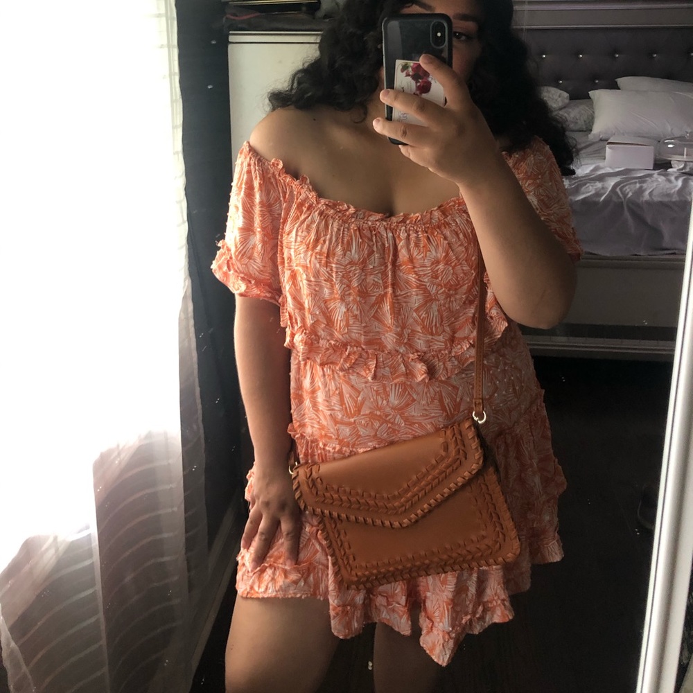Orange dress